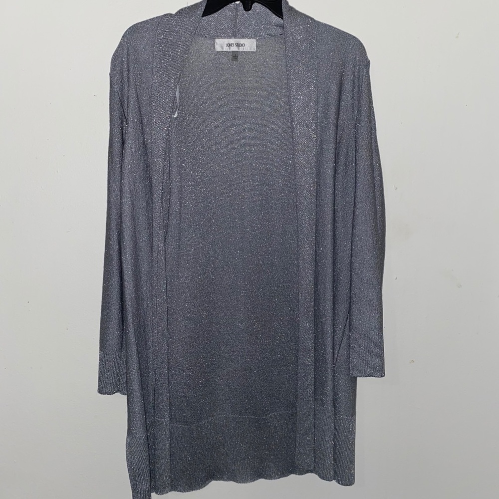 Jones Studio Small Gray Cardigan